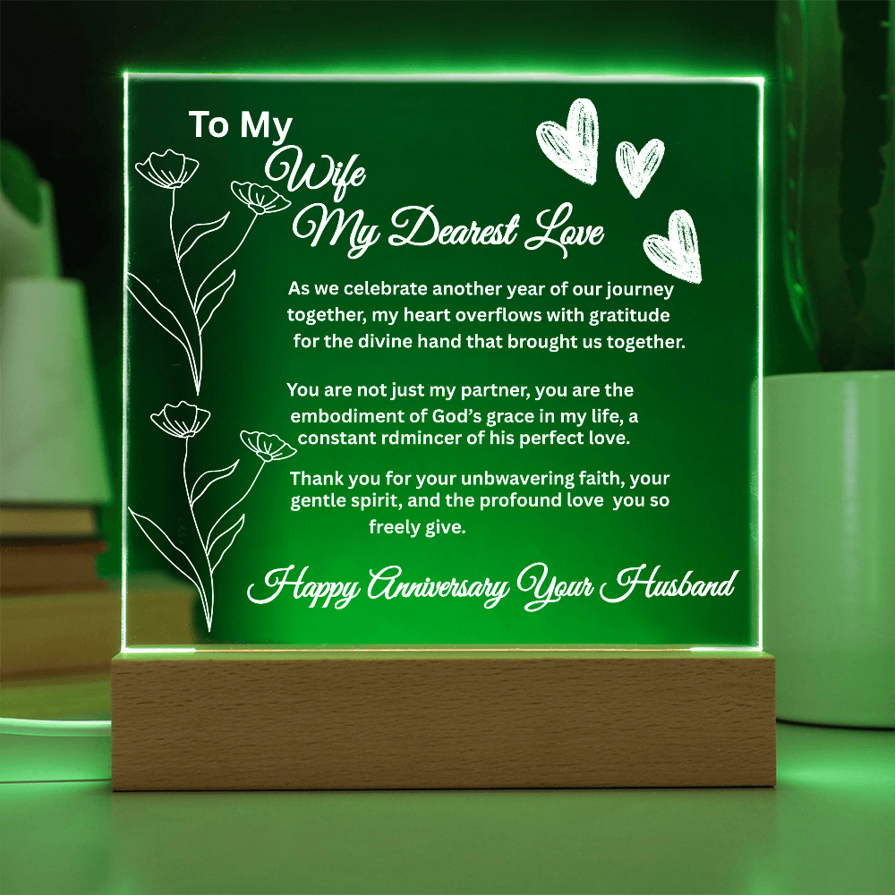 To My Wife-My Dearest Love