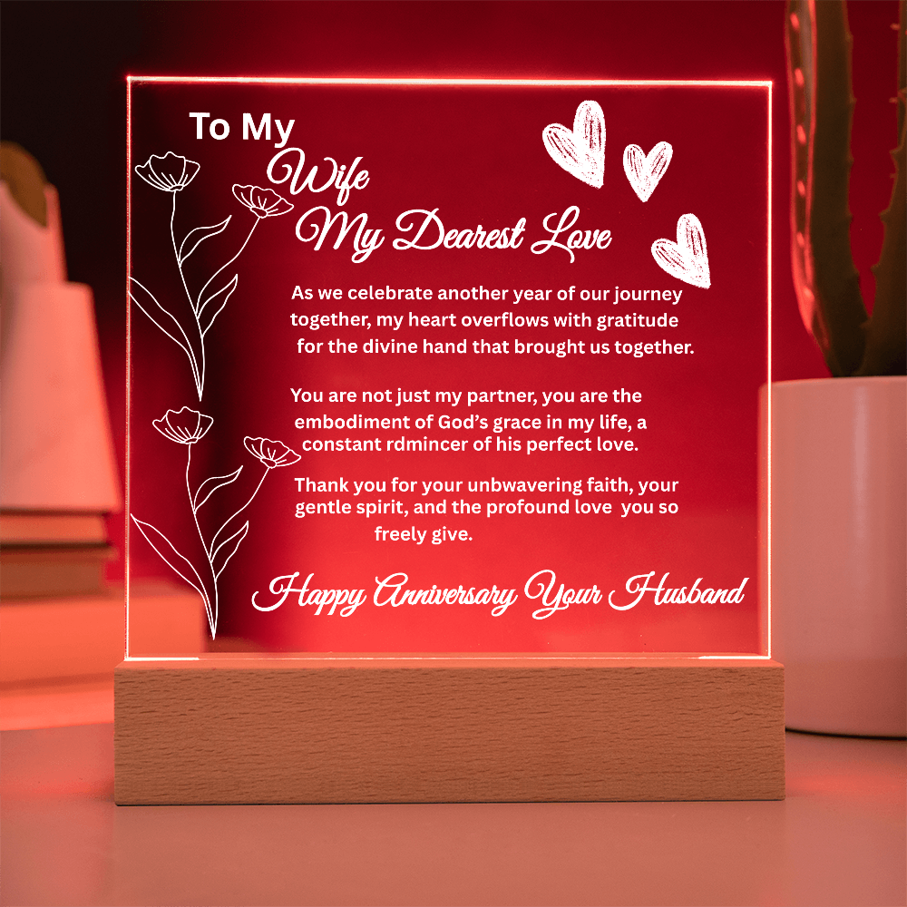 To My Wife-My Dearest Love