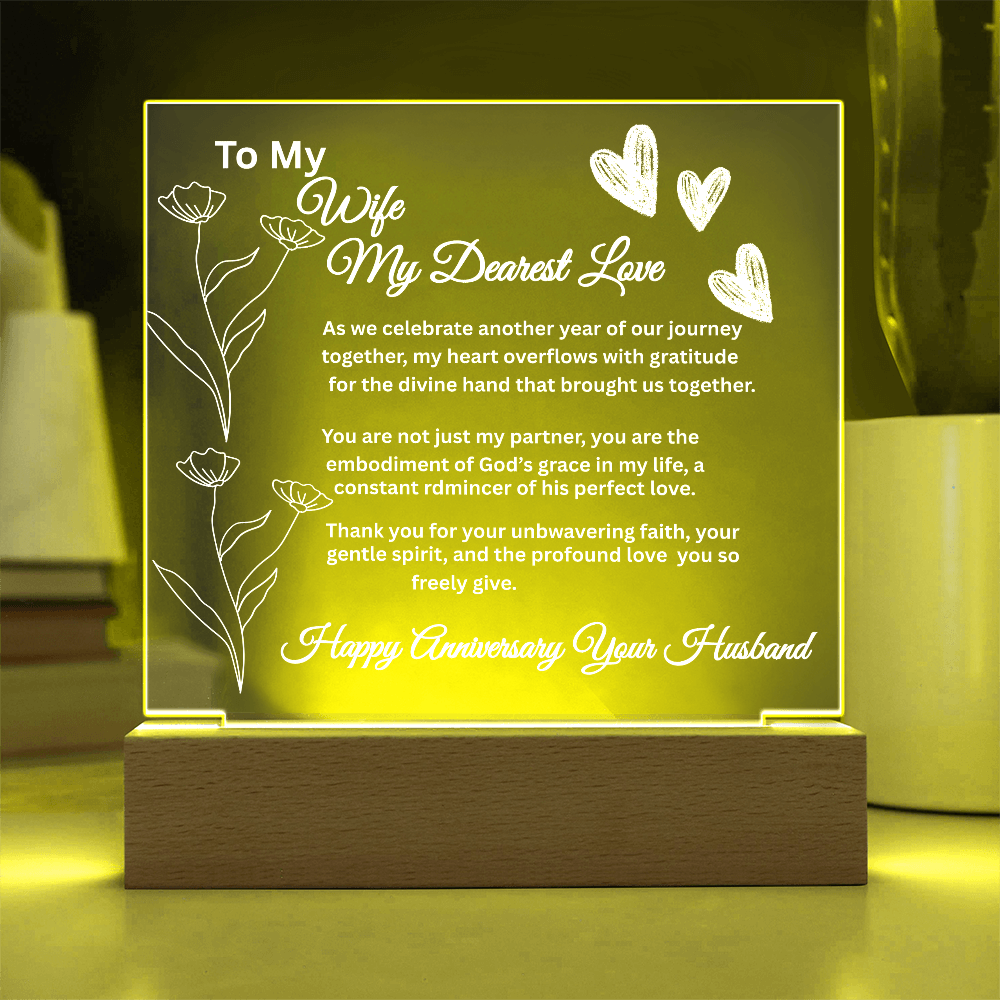To My Wife-My Dearest Love
