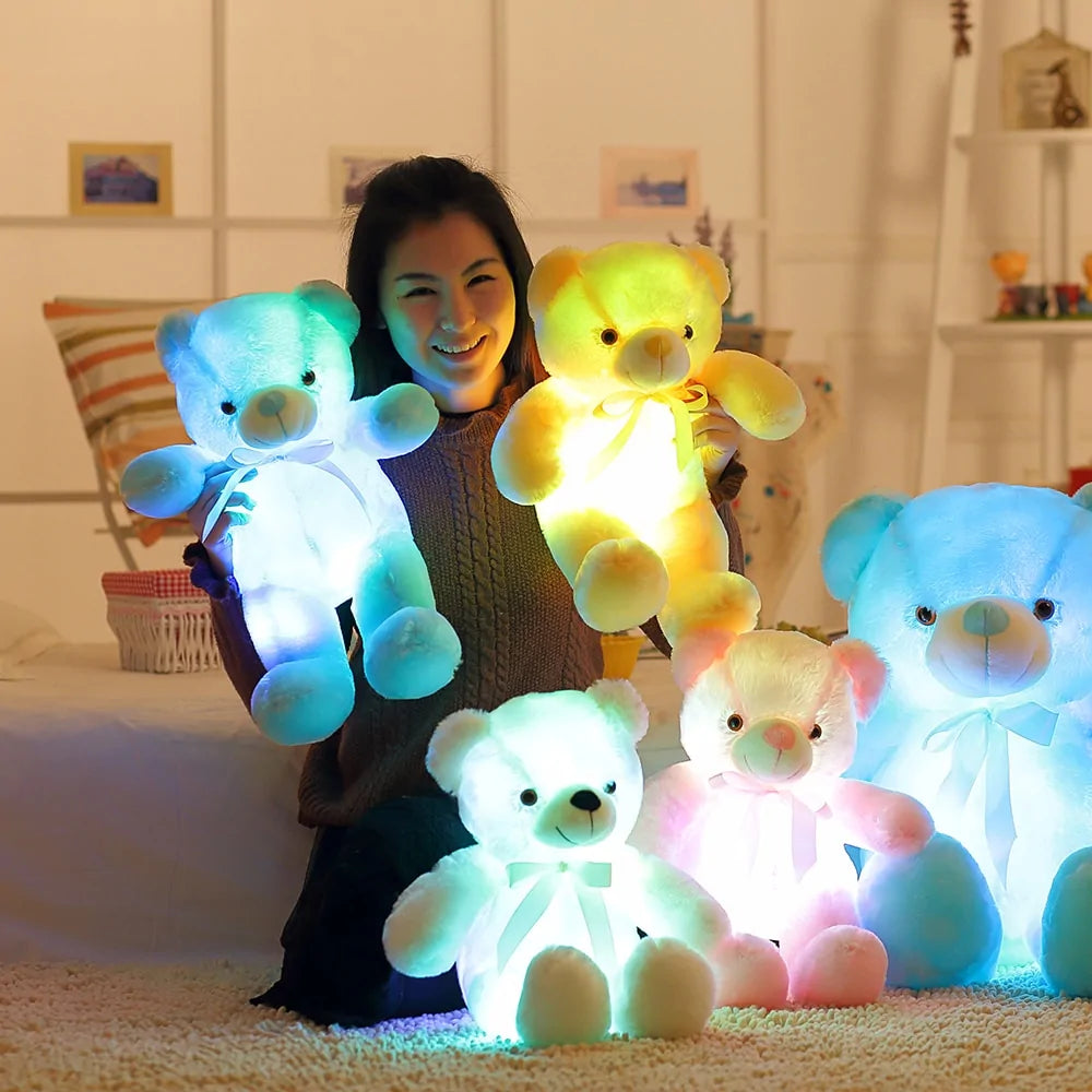 LED Teddy Bear Stuffed Animals Plush Toy