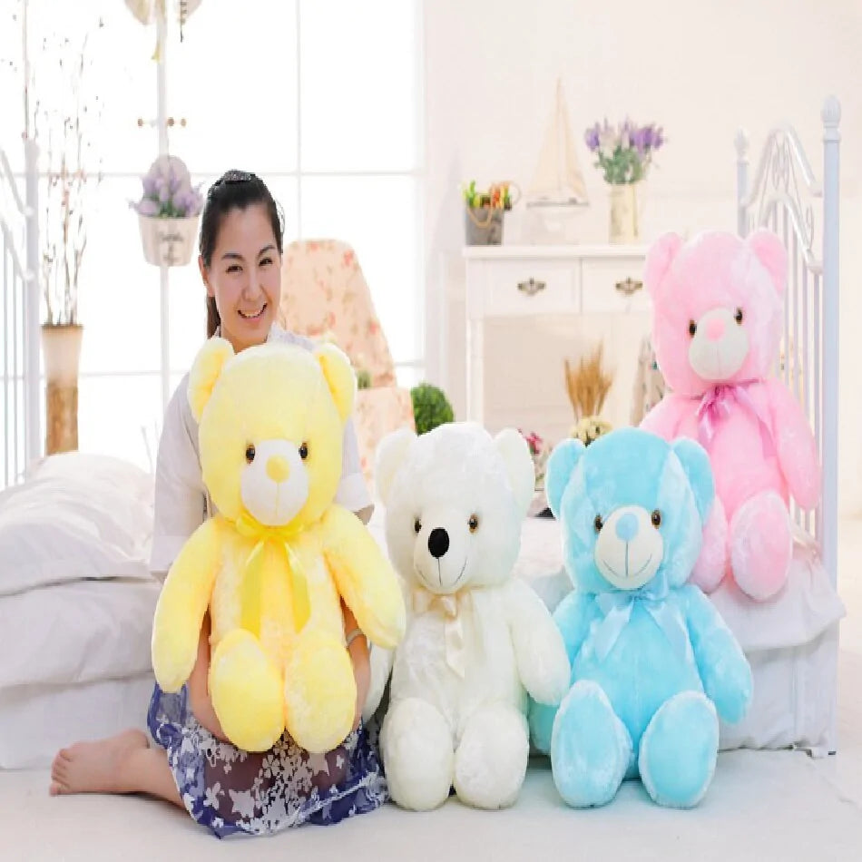 Creative LED Inductive Stuffed Animals Plush Teddy Bear