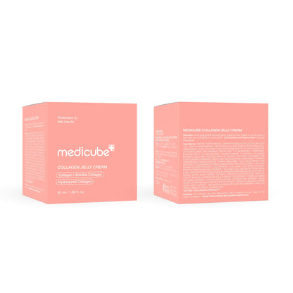 Medicube Collagen Jelly Cream- Niacinamide & Freeze-Dried Hydrolyzed Collagen - Boosts skin's barrier hydration and gives 24h Glow & Lifted Look - No artificial color, Korean skincare (3.71 fl.oz.)